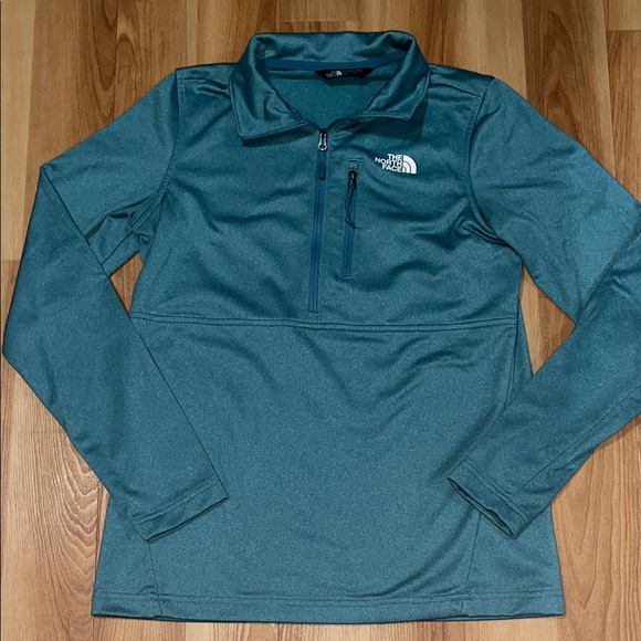 The North Face Tops - The North Face Blue Quarter-Zip Jacket